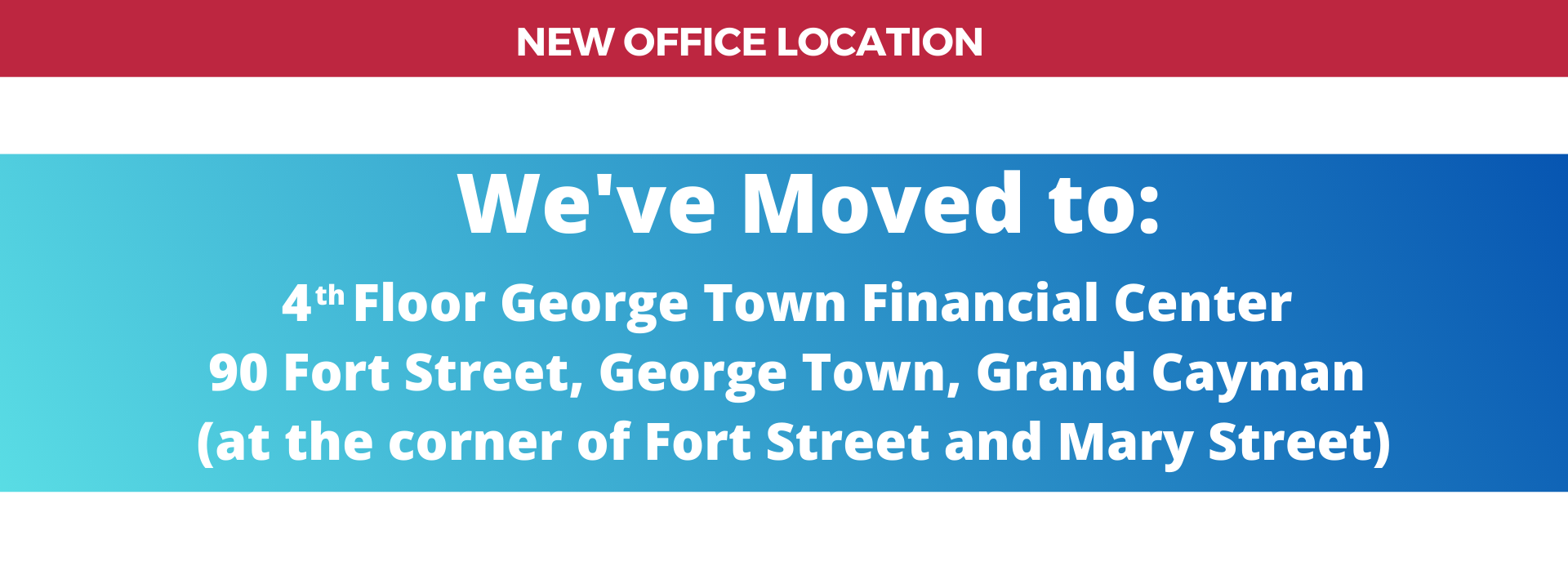 New Office Location Notice